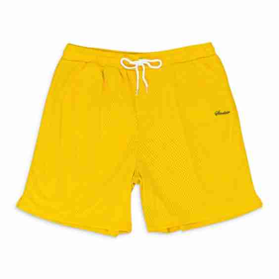 Script Logo Mesh Shorts