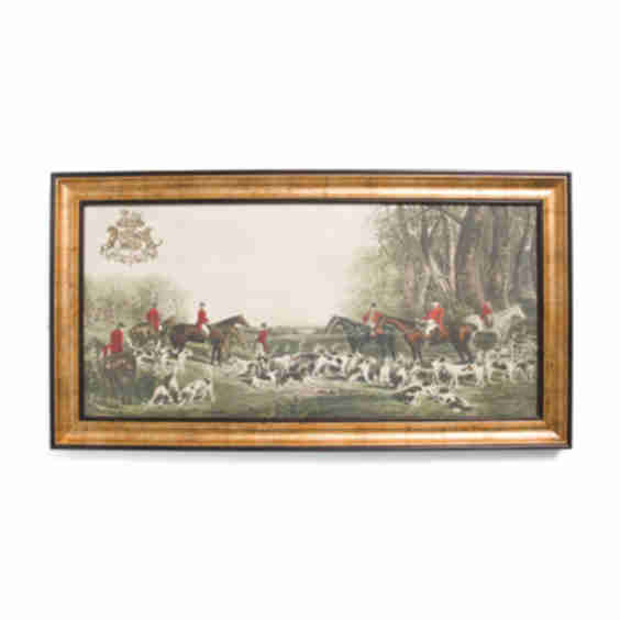 16x30 Gathering for the Hunt Wall Art