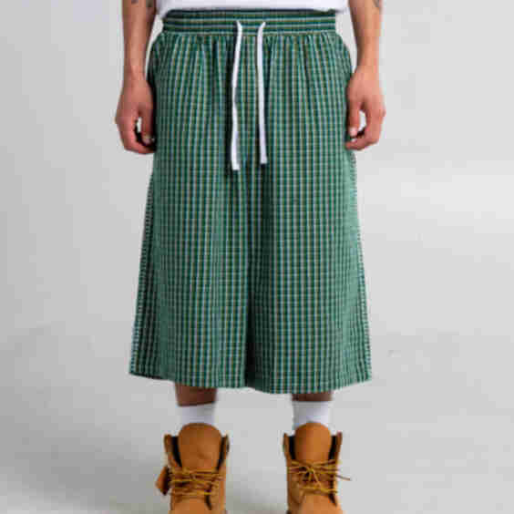 Baggy Plaid Shorts