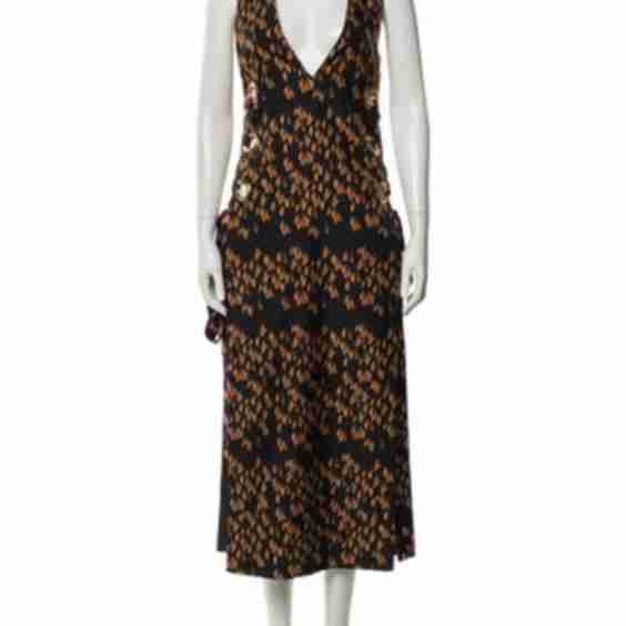 Silk Long Dress w/ Tags