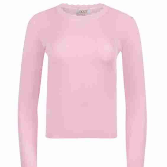 Scalloped Knit Top