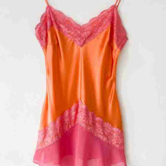 Sherbet Silk Slip Dress