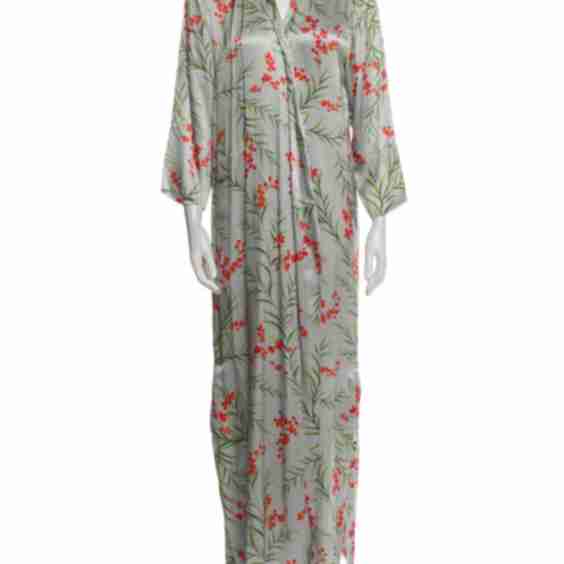 Silk Printed Robe (Pre-Owned)