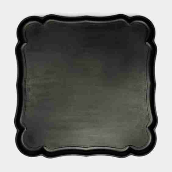 Mignon Hand-Carved Wood Tray 