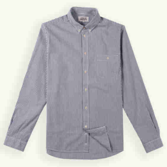 Severin Seersucker Striped Shirt
