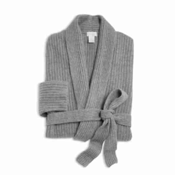 Lux Ribbed Robe