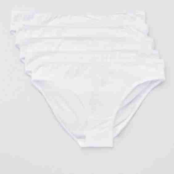 Pack of 5 Plain Cotton Panties