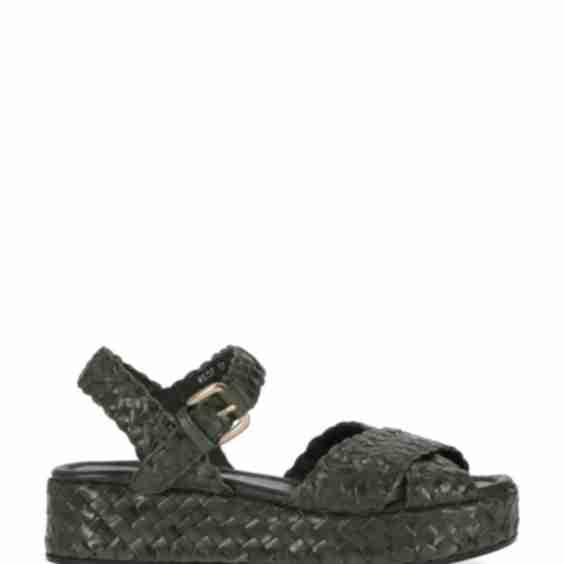 La Rose Leather Sandals