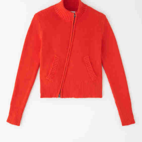 Asymmetric Zip Sweater