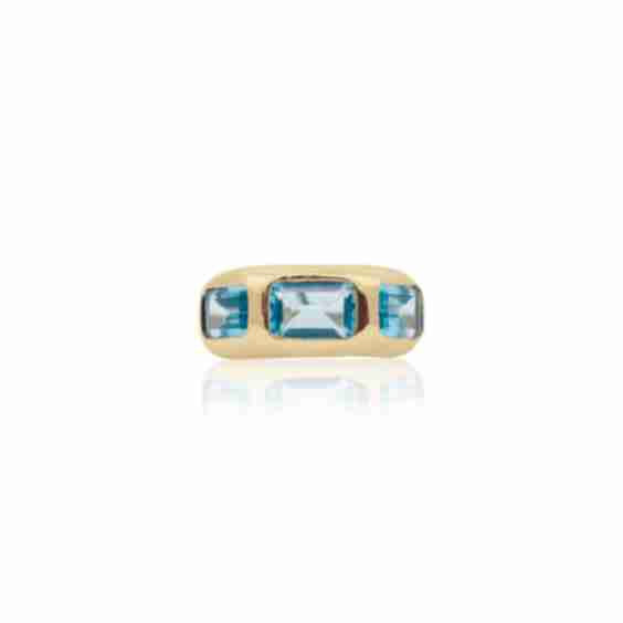 Topaz Trilogy Ring