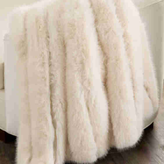 Faux Fox Throw, Blanket