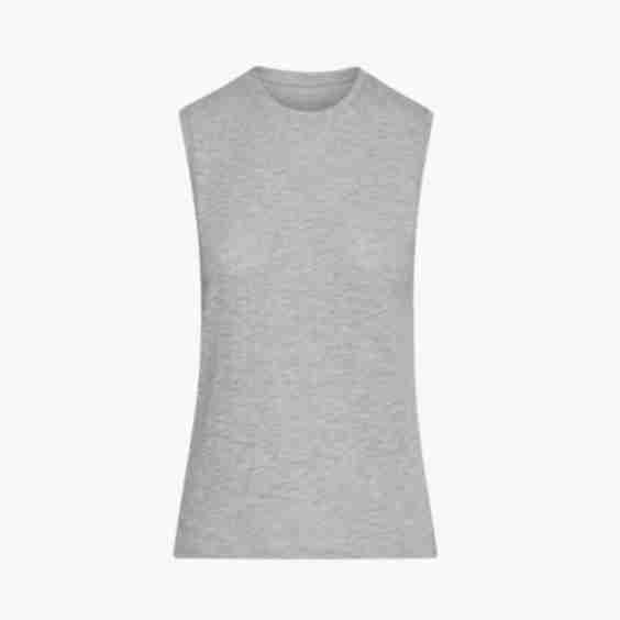 Slub Jersey Sleeveless Schoolboy Tee Top