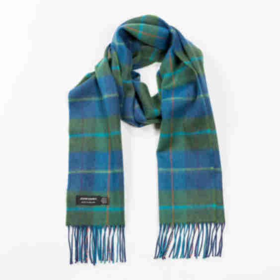 Fine Merino Plaid Scarf