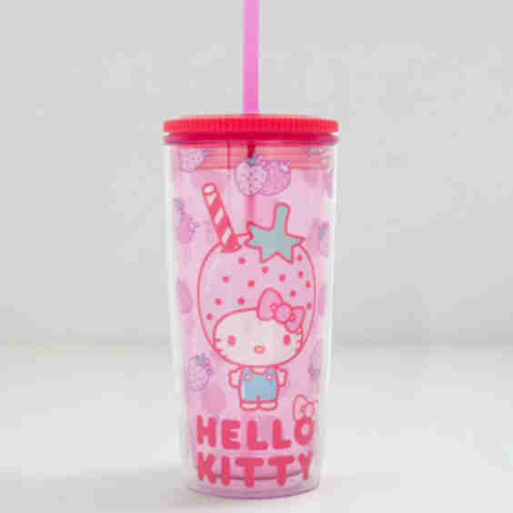 Sanrio Hello Kitty Strawberries 20oz Tumbler