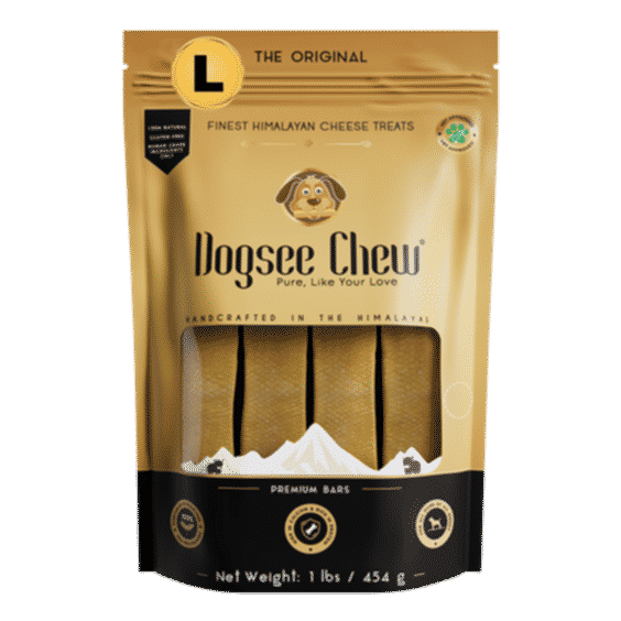 Dogsee Original Yak Cheese Himalayan Dog Chews (Large - 4 Chews)