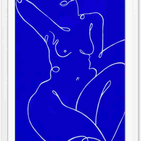 Blue Dancer I Art