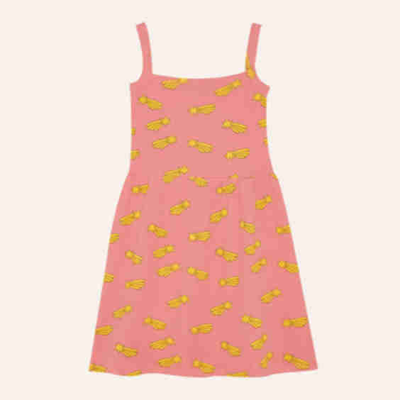 100% Organic Cotton Falling Stars Dress