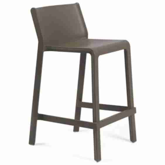 Trill Resin Antracite Stackable Stool Mini