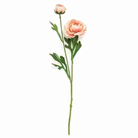 Artificial Blushing Peony Spray 23 Inch Flower Stem for Vase Decor Set of 6