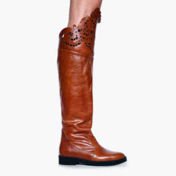 Groppo Knee-High Boots in Leather