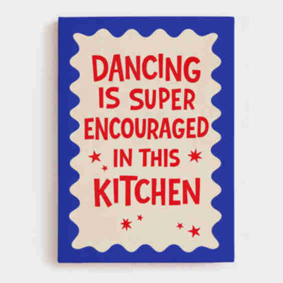 Andy Okay x Shared Impact Fund The Dancing Kitchen Canvas 