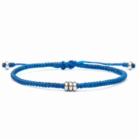 Minimalist Rope & Steel. Iron Flow Bracelet