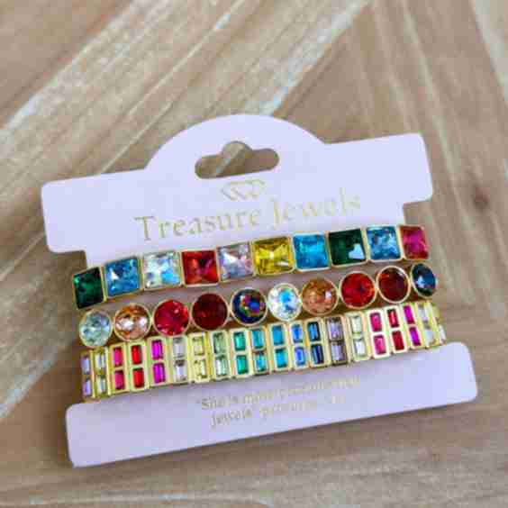 Rainbow Bracelet Stack