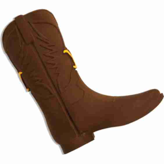 Jumbo Latex Squeaky Cowboy Boot Dog Toy