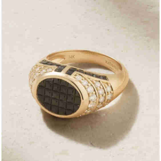 Lady 14-Karat Gold Diamond Ring