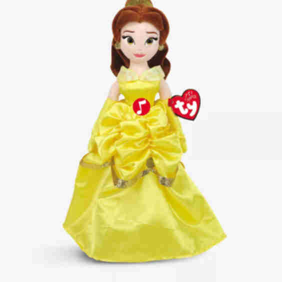 Disney Princess Belle Plush Toy with Sound 38 cm