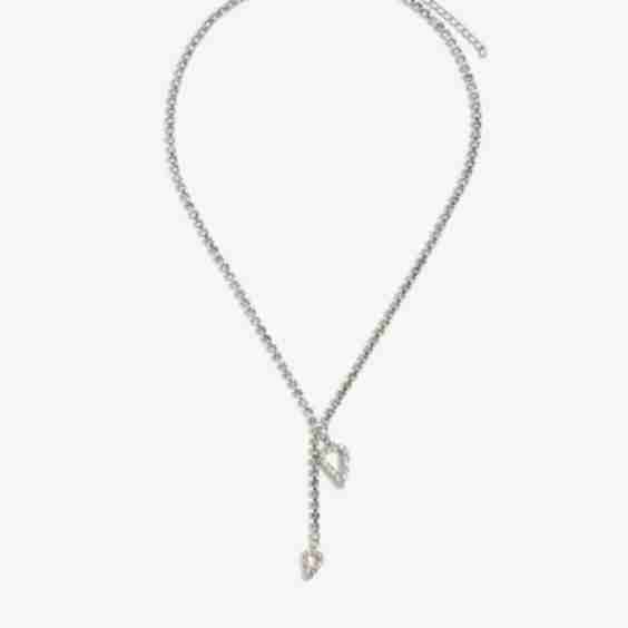 Double Flow Crystal Necklace