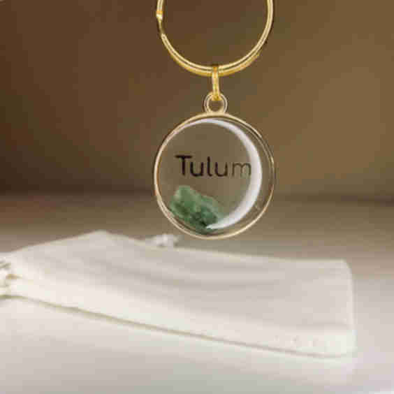 Jade "Pebble" Style ID Tag