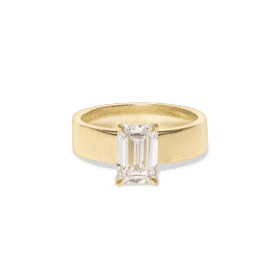 2.14ct Emerald Solitaire Ring