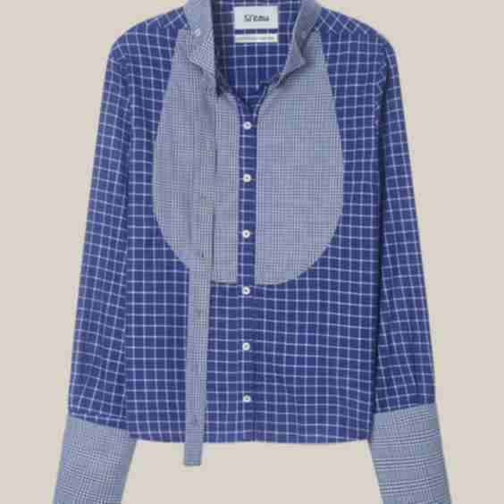 Cashmere and Cotton Check Shirt