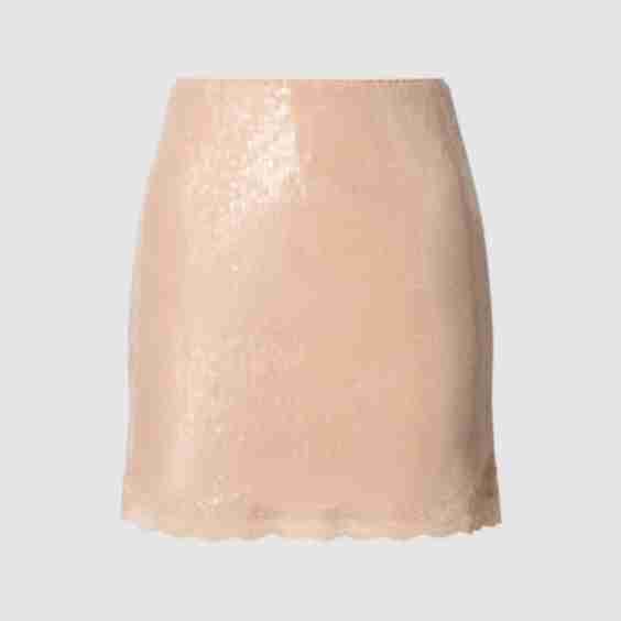 Sequin Mesh Skirt