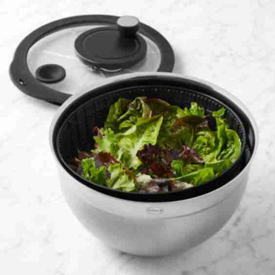 Salad Spinner with Glass Lid