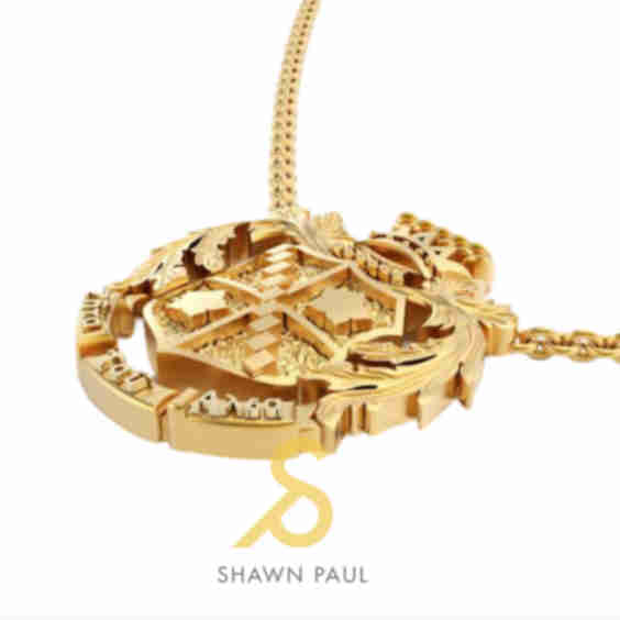 Zta Crest Necklace 