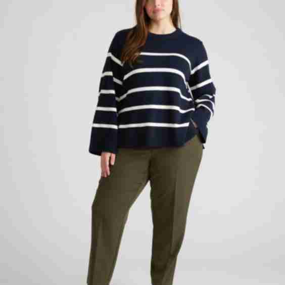 Bardot Wide Sleeve Cotton Sweater