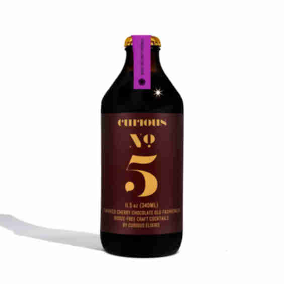 Curious No. 5 Nonalcoholic Smoked Chocolate Cherry Old Fashioned 