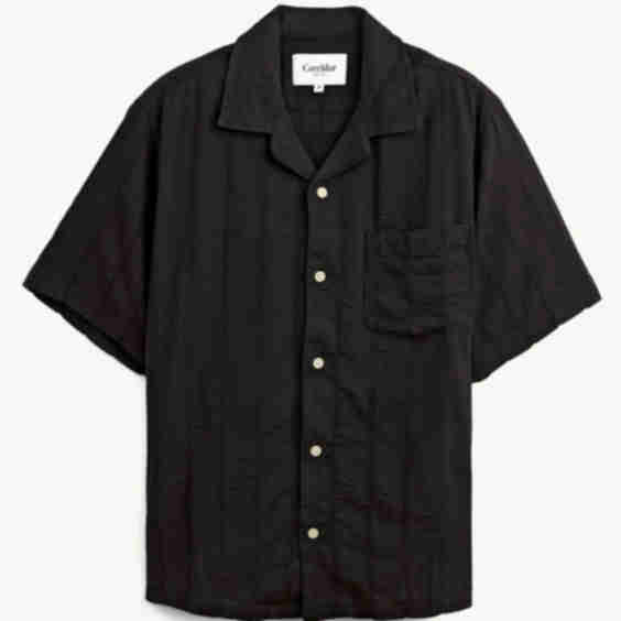 Striped Seersucker SS Shirt