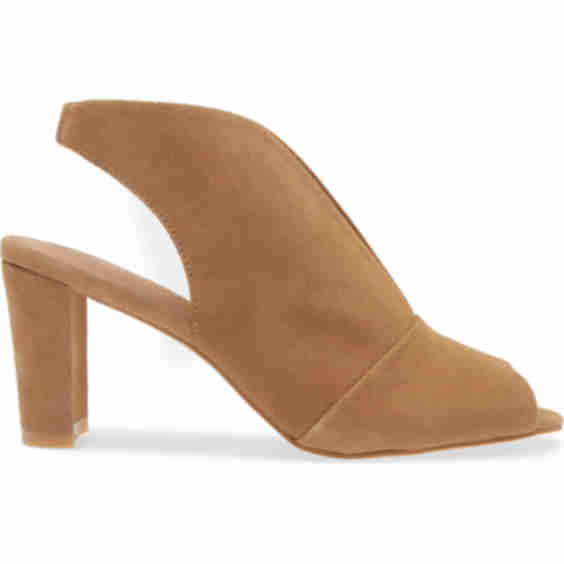 Pinnacle Ankle Strap Peep Toe Sandal