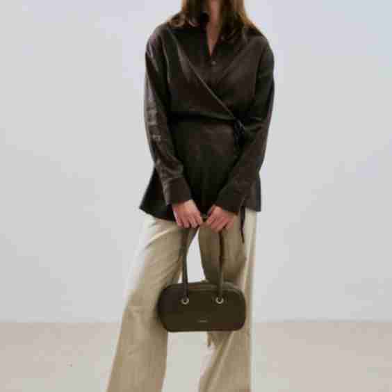 Linen Binding Detailed Shirt