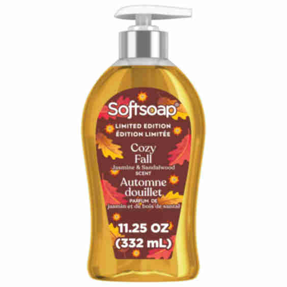Softsoap Fall Seasonal Cozy Liquid Hand Soap - Jasmine and Sandalwood