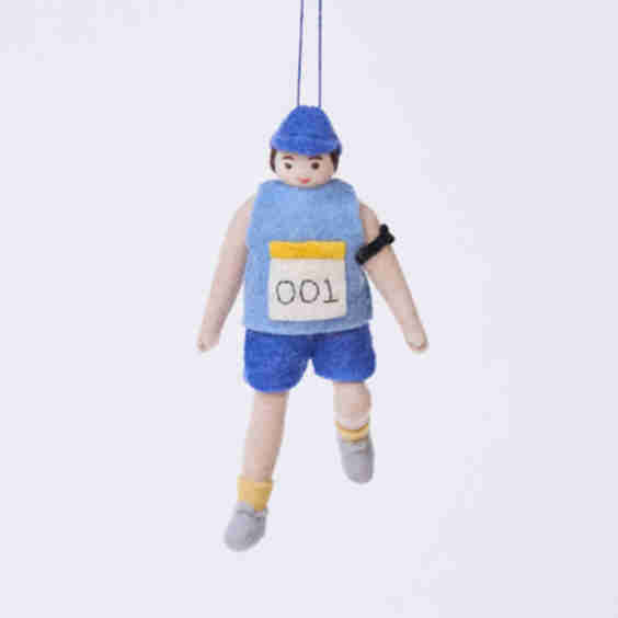 Marathon Runner Ornament