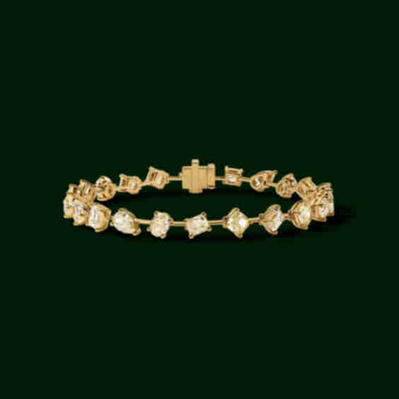 Estelle Mixed Shape Diamond Bracelet