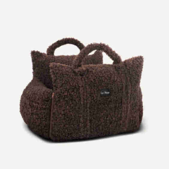 Medium Teddy Travel Car Dog Bed