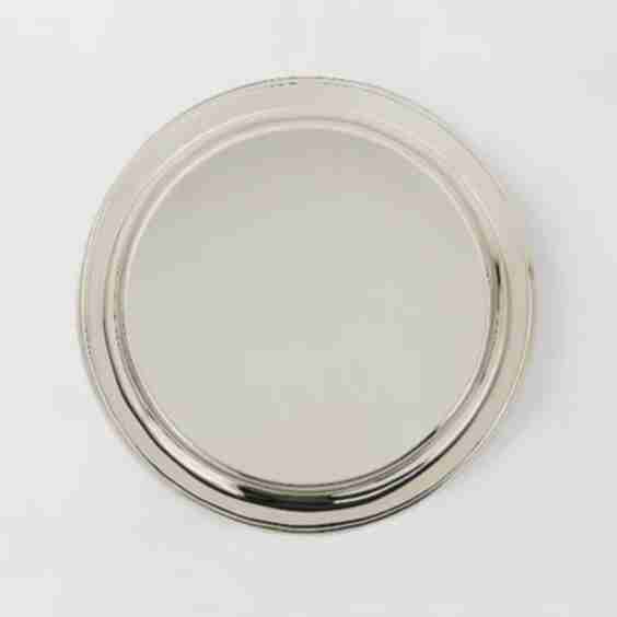 Vintage Silverplate Round Hotel Salver