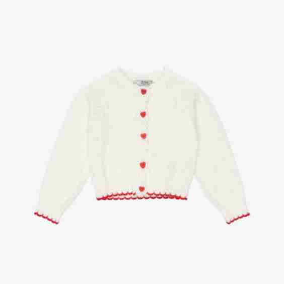 Girls Cotton Knit Cardigan