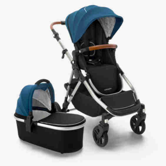 Single-to-Double Stroller 2.0 and Bassinet Bundle