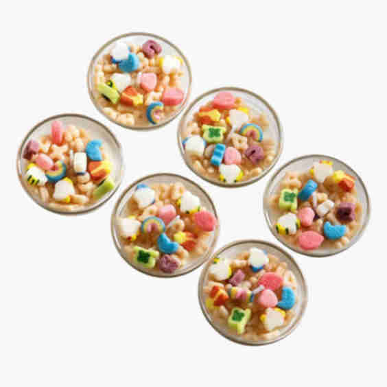 Mini French Vanilla Cereal Bowl Scented Soy Aromatherapy Candles